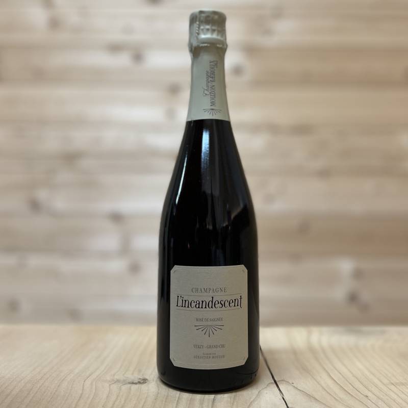 Champagne Grand Cru L’Incandescent Rosé De Saignée Extra Brut.