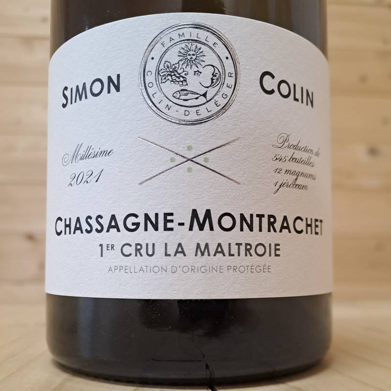 Simon Colin Chassagne Montrachet La Maltroie 1 Cru