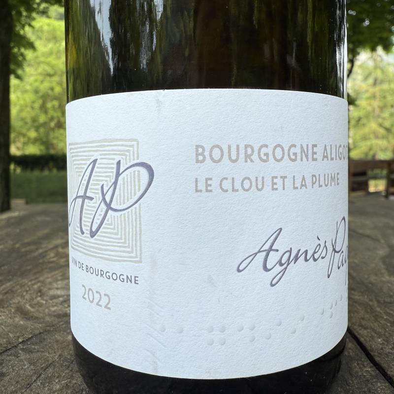 Agnès Paquet Bourgogne Aligote Le Clou et la Plume 2022