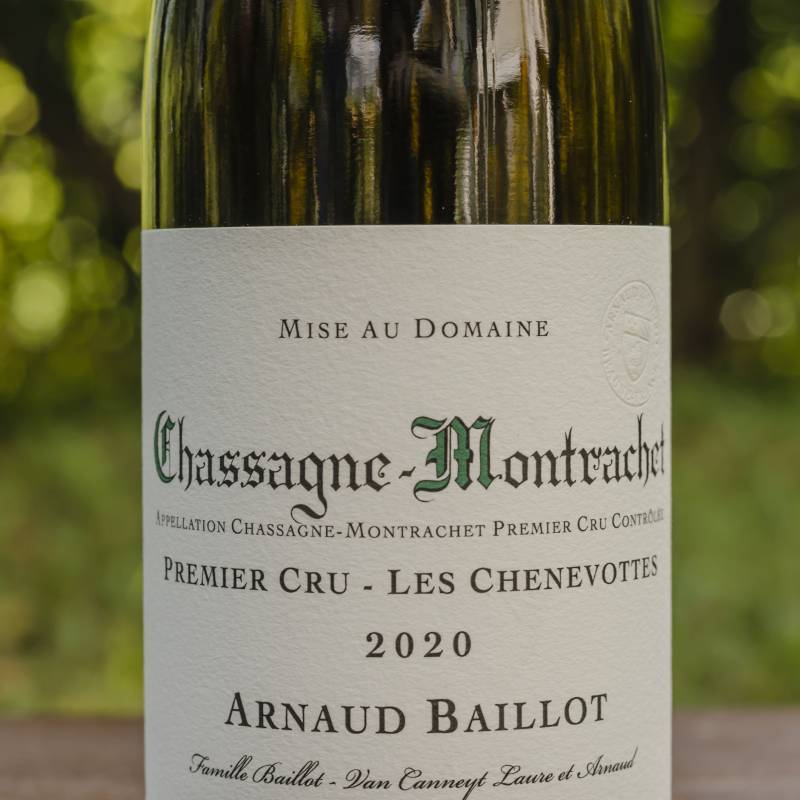 Arnaud Baillot Arnaud Baillot Chassagne Montrachet Les Chenevottes 1er Cru