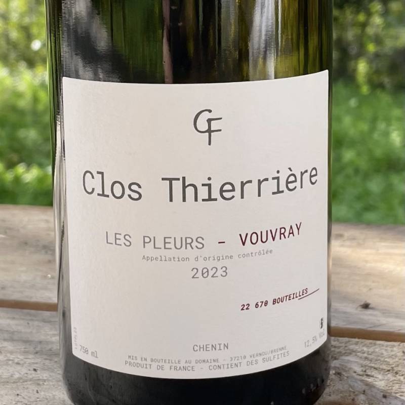 Clos Thierriere Vouvray Les Pleurs