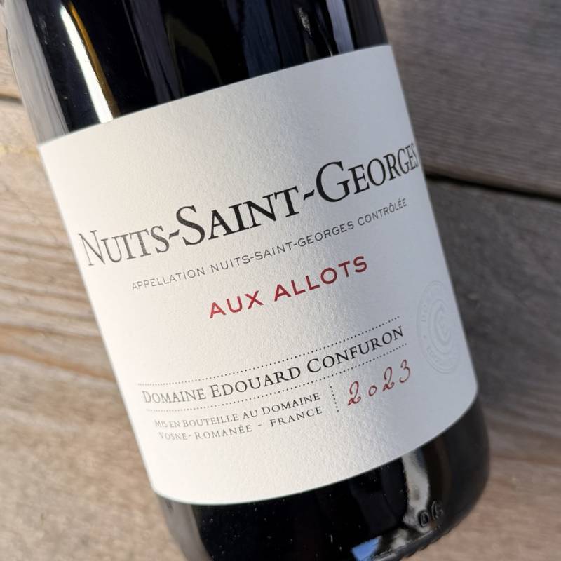 Edouard Confuron Nuit Saint Georges Aux Allots 2023