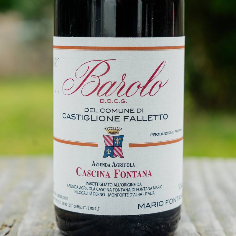 Cascina Fontana Barolo Docg del Comune di Castiglione Falletto 2017