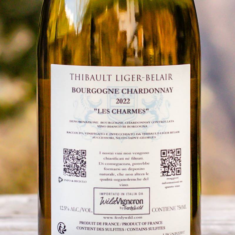 Thibault Liger Belair Bourgogne Chardonnay Les Charmes 2022