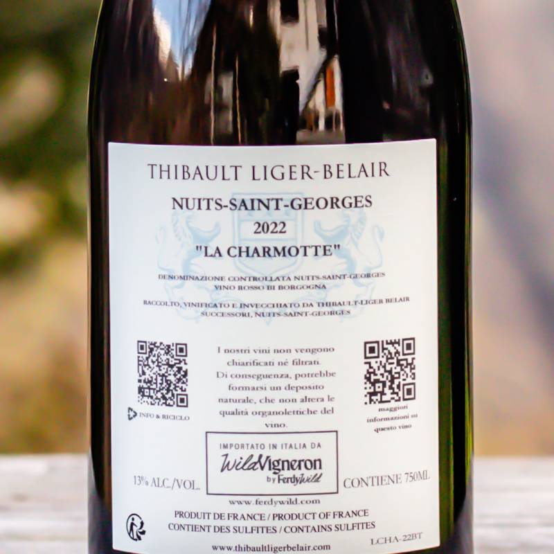 Thibault Liger Belair Nuits-Saint-Georges Village La Charmotte 2022