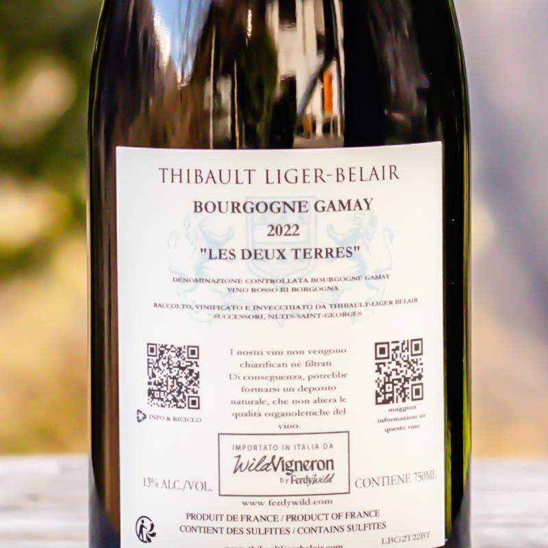 Thibault Liger Belair Bourgogne Gamay Les Deux Terres