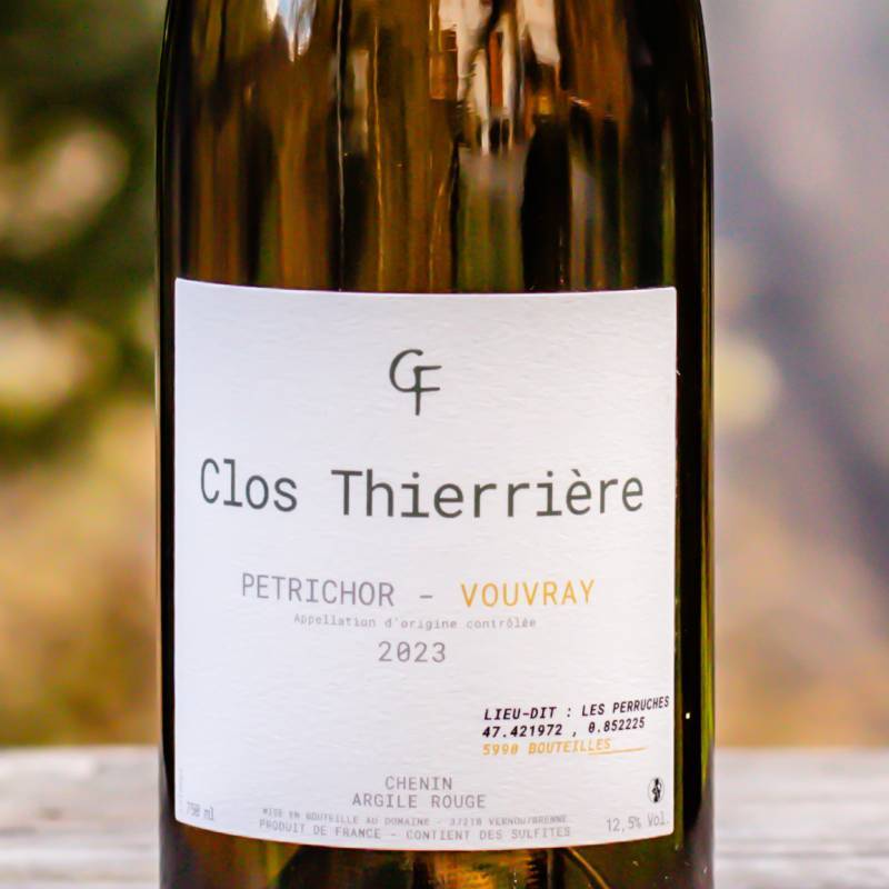 Clos Thierriere Vouvray Petrichor