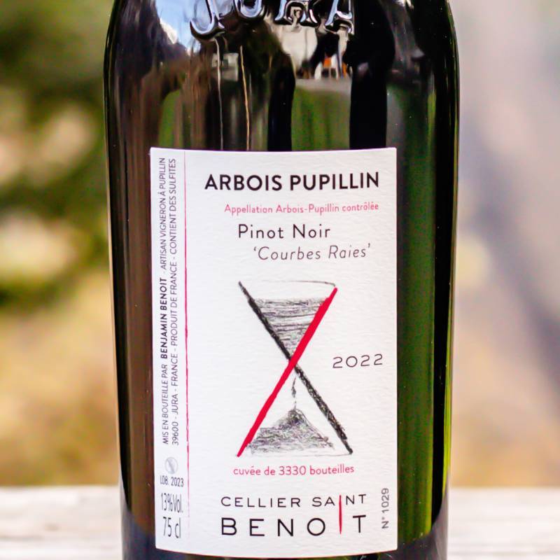 Cellier Saint Benoit Arbois Pupillin Chardonnay Courbes Raies 2022