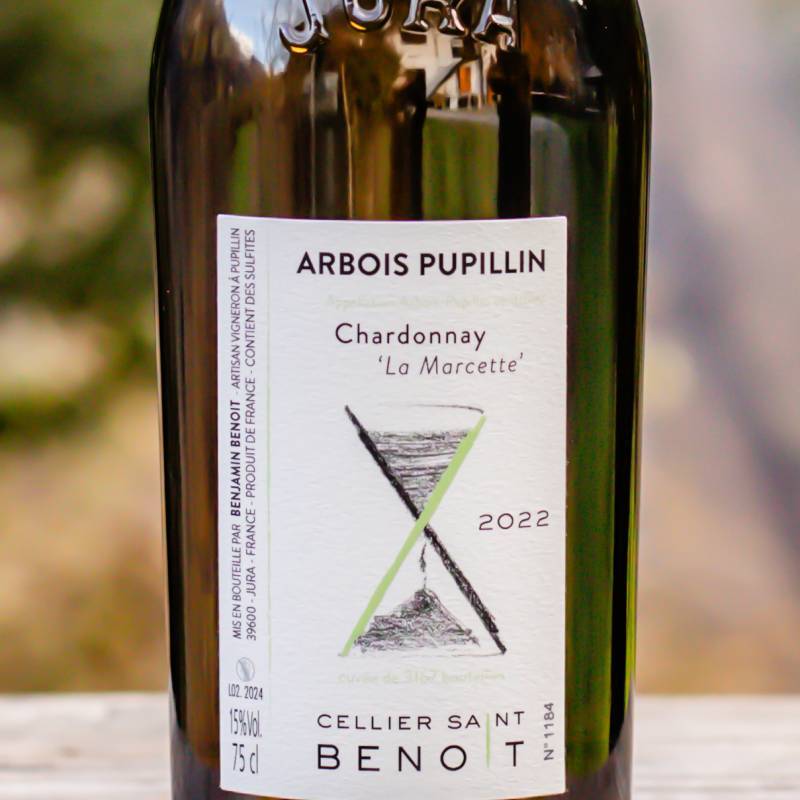Cellier Saint Benoit Arbois Pupillin Chardonnay La Marcette