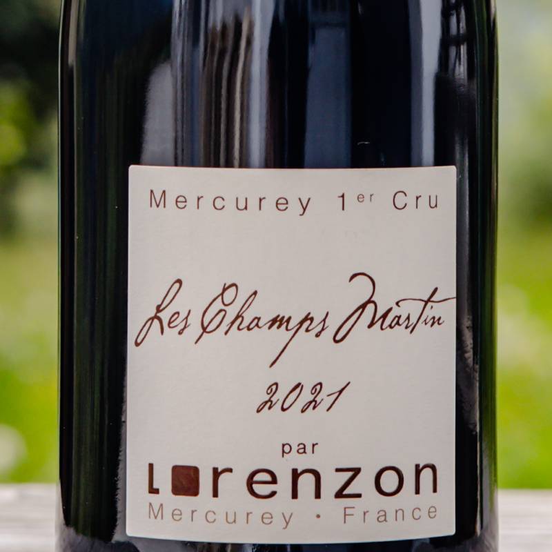 Domaine Bruno Lorenzon Mercurey 1er cru Les Champs Martin Cuvée Carline rouge 2021
