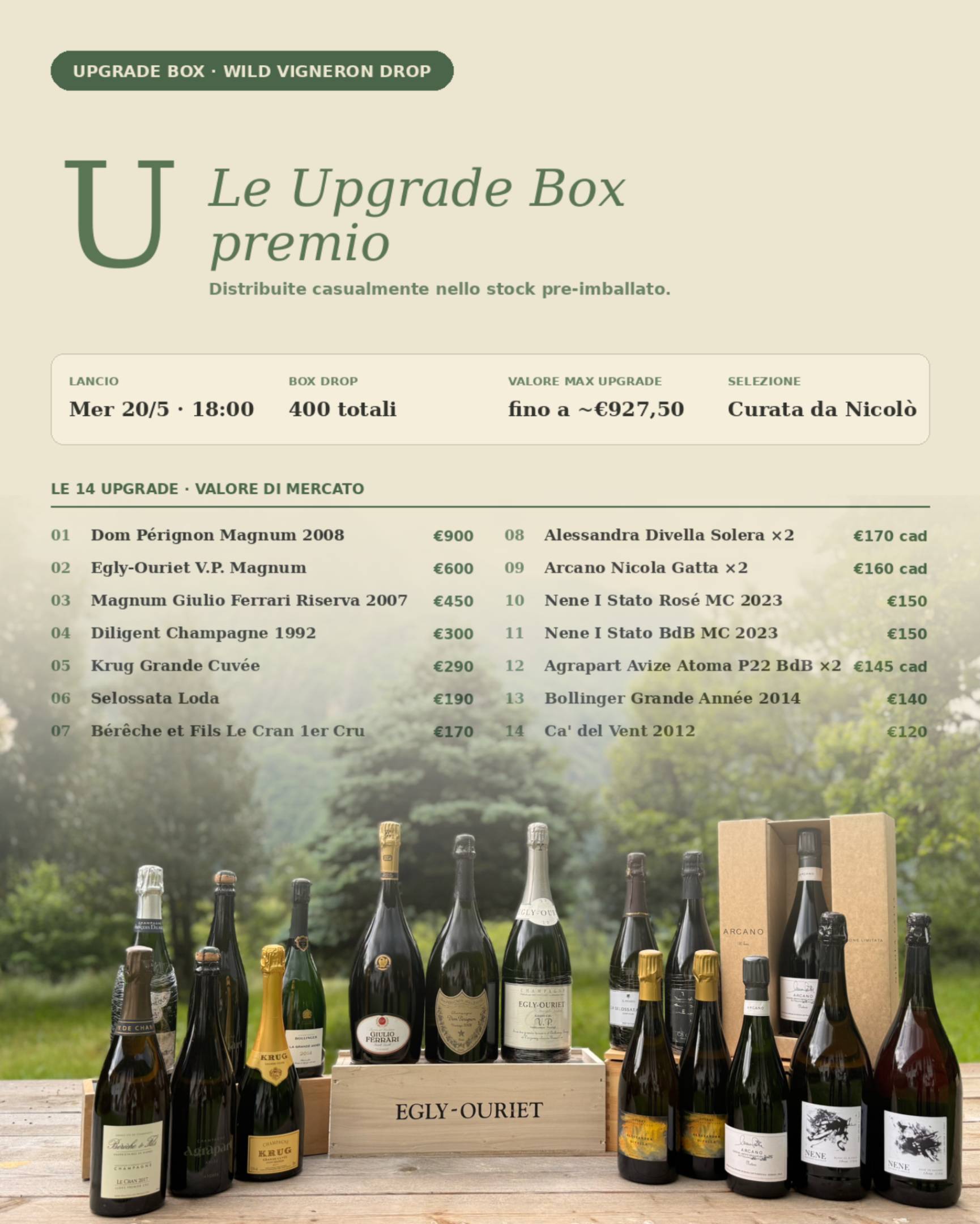 WILD DROP - Bolle: Italia vs Champagne