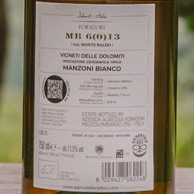 Foradori Foradori Manzoni Bianco